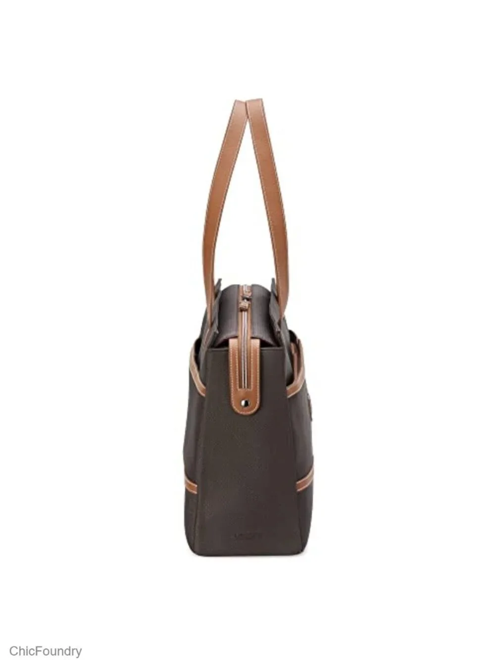 Eco-Friendly Recycled Polyester Travel Shoulder Bag with Laptop Sleeve Pocket
